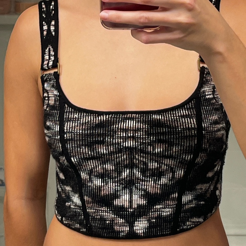 Anthropologie black tank top